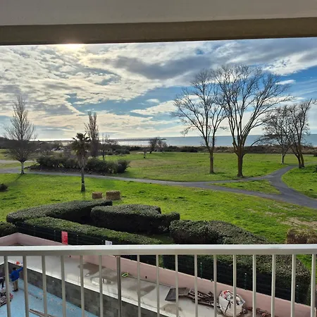 Amoureva E27, Vue Mer, Clim, Piscine, Parking Apartament Agde